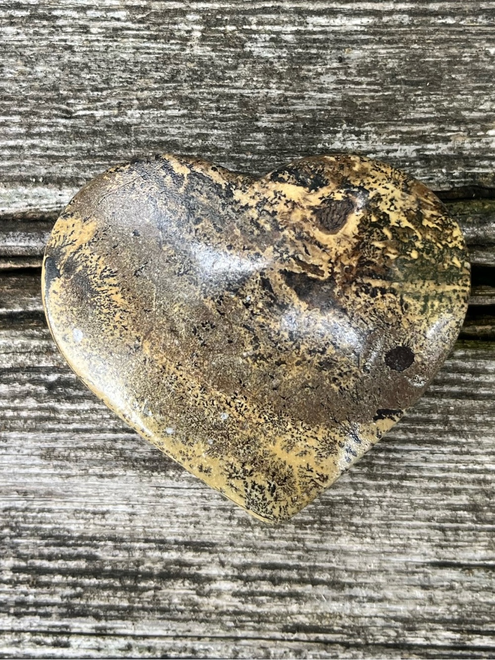 Picture Jasper Heart Carving